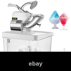 VEVOR 110V Commercial Ice Crusher 440LBS/H, ETL Approved 300W Electric Snow Cone