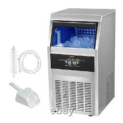 VEVOR 110V Commercial Ice Maker Machine 120-130LBS/24H with 33LBS Bin Storage