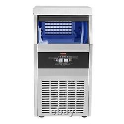 VEVOR 110V Commercial Ice Maker Machine 120-130LBS/24H with 33LBS Bin Storage