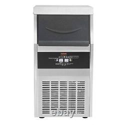 VEVOR 110V Commercial Ice Maker Machine 120-130LBS/24H with 33LBS Bin Storage