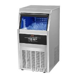 VEVOR 110V Commercial Ice Maker Machine 120-130LBS/24H with 33LBS Bin Storage