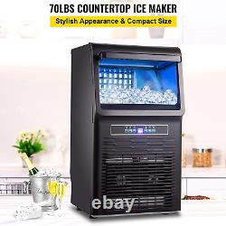 VEVOR 110V Countertop Ice Maker 70LB/24H, 350W Automatic Portable 70LBS/24H