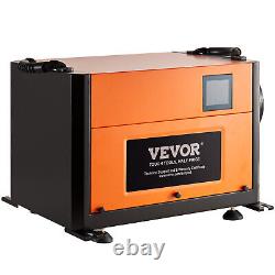 VEVOR 120 Pints Commercial Dehumidifier with Drain Hose Water Damage Restoration