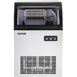 VEVOR 155LB/24H Commercial Ice Maker Built-in Ice Cube Machine 33Lb Storage 530W