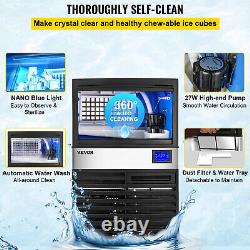 VEVOR 155Lbs/24H Commercial Ice Maker Ice Cube Machine LCD Panel 511 Ice Tray
