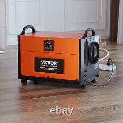 VEVOR 156 Pints Commercial Dehumidifier 156 PPD with Drain Hose for Crawl Spaces