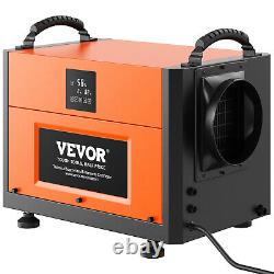 VEVOR 156 Pints Commercial Dehumidifier 156 PPD with Drain Hose for Crawl Spaces