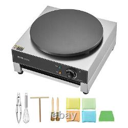 VEVOR 16-Inch Electric Crepe Maker Commercial Crepe Machine 1700W Non-stick