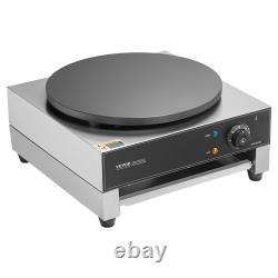 VEVOR 16 in Electric Crepe Maker Commercial Crepe Machine 1700/3400W Non-stick