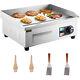 Vevor 1600w 18 Commercial Electric Griddle Countertop Griddle Flat Top Grill