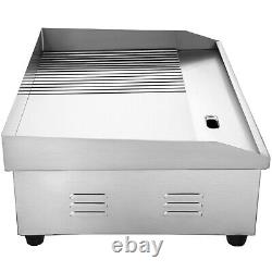 VEVOR 1600W 22 Commercial Electric Countertop Griddle Flat Top Grill Hot Plate