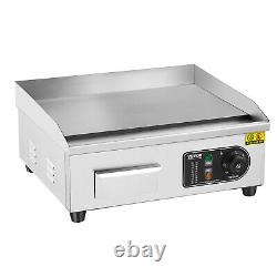 VEVOR 18 Commercial Electric Griddle Countertop Flat Top Grill 1700W