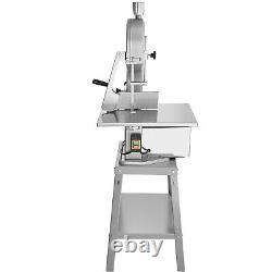 VEVOR 1800W Commercial Electric Meat Bandsaw Stainless Steel Bone Sawing Machine