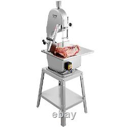 VEVOR 1800W Commercial Electric Meat Bandsaw Stainless Steel Bone Sawing Machine