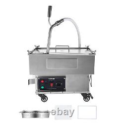 VEVOR 18L Fryer Oil Filter Hose Commercial Cooking Filtration System Restaurant