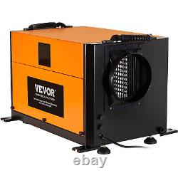 VEVOR 190 Pints Commercial Dehumidifier with Drain Hose Water Damage Restoration