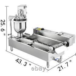 VEVOR 2 Rows 6KW Commercial Automatic Donut Maker Doughnut Making Machine