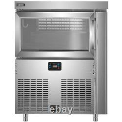 VEVOR 200LBS/24H Commercial Ice Maker Undercounter Freestand Ice Cube Machine