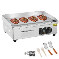 VEVOR 22 Commercial Electric Griddle 3200 W Countertop Flat Top Grill 122? -572