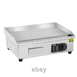 VEVOR 22 Commercial Electric Griddle 3200 W Countertop Flat Top Grill 122? -572