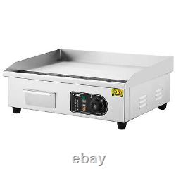 VEVOR 22 Commercial Electric Griddle 3200 W Countertop Flat Top Grill 122? -572