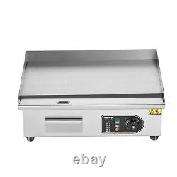 VEVOR 22 Commercial Electric Griddle 3200 W Countertop Flat Top Grill 122? -572