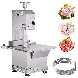 VEVOR 2200W Commercial Electric Meat Bandsaw Stainless Steel Bone Sawing Machine