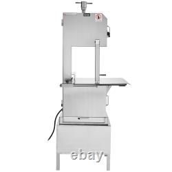 VEVOR 2200W Commercial Electric Meat Bandsaw Stainless Steel Bone Sawing Machine