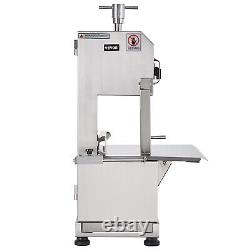 VEVOR 2200W Commercial Electric Meat Bandsaw Stainless Steel Bone Sawing Machine