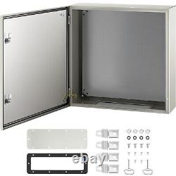 VEVOR 24x24x8'' Carbon Steel Electrical Enclosure IP65 Wall Mount Junction Box