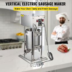 VEVOR 25L Electric Sausage Stuffer Filler Maker Commercial Butcher Vertical