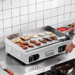 VEVOR 26 Commercial Electric Countertop Griddle Flat Top Grill Hot Plate 2800W