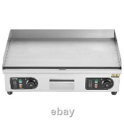 VEVOR 26 Commercial Electric Countertop Griddle Flat Top Grill Hot Plate 2800W