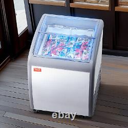 VEVOR 26 Commercial Ice Cream Display Gelato Dipping Freezer Cabinet 5.4 Cu. Ft