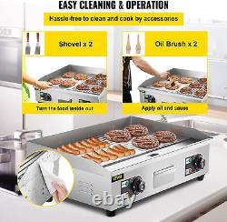 VEVOR 29 Commercial Electric Griddle, Electric Countertop Flat Top Griddle 220