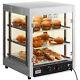 Vevor 3-tier Commercial Food Warmer Display Countertop Pizza Cabinet Water Tray