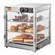 Vevor 3-tier Commercial Food Warmer Display Countertop Pizza Cabinet With Light