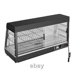 VEVOR 3-Tier Commercial Food Warmer Display Countertop Pizza Cabinet with Light