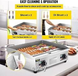 VEVOR 30 Commercial Electric Griddle 3000W Electric CountertopGriddle (NO PLUG)