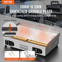 VEVOR 30 Commercial Electric Griddle 4400 W Countertop Flat Top Grill 122? -572