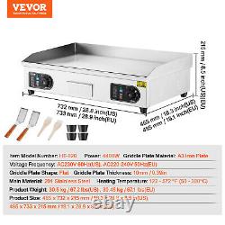 VEVOR 30 Commercial Electric Griddle 4400 W Countertop Flat Top Grill 122? -572