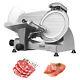 Vevor 340w Electric Meat Slicer 10 Blade Commercial Frozen Deli Slicer Cutter