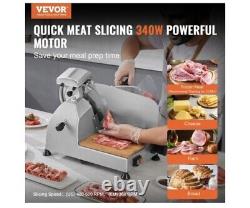 VEVOR 340W Electric Meat Slicer 10 Blade Commercial Frozen Deli slicer Cutter