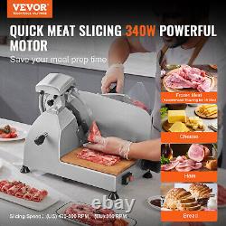 VEVOR 340W Electric Meat Slicer 10 Blade Commercial Frozen Deli slicer Cutter