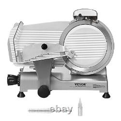 VEVOR 340W Electric Meat Slicer 10 Blade Commercial Frozen Deli slicer Cutter