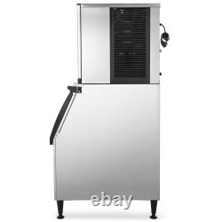 VEVOR 350-500LBS Commercial Ice Maker Split Ice Cube Maker with350Lbs Bin Storage
