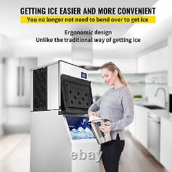 VEVOR 350LBS/24H Commercial Ice Maker Split Ice Cube Machine withWater Filter ETL