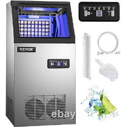 VEVOR 35KG/24H Commercial Ice Maker Built-in Freestand Ice Cube Machine 410W