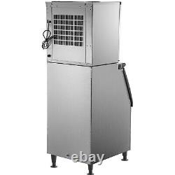 VEVOR 360LBS Commercial Ice Maker Split Freestand Ice Cube Machine 195PCs 800W