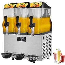 VEVOR 36L Commercial Slush Machine Daiquiri Maker Smoothie Frozen Drink 1200W